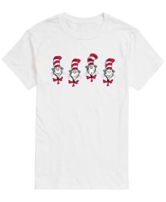 Men's Dr. Seuss Cat In The Hat Heads&nbsp;Short-Sleeve Graphic T-Shirt