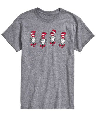 Men's Dr. Seuss Cat In The Hat Heads&nbsp;Short-Sleeve Graphic T-Shirt