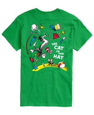 Men's Dr. Seuss Cat In The Hat Illustration&nbsp;Short-Sleeve Graphic T-Shirt