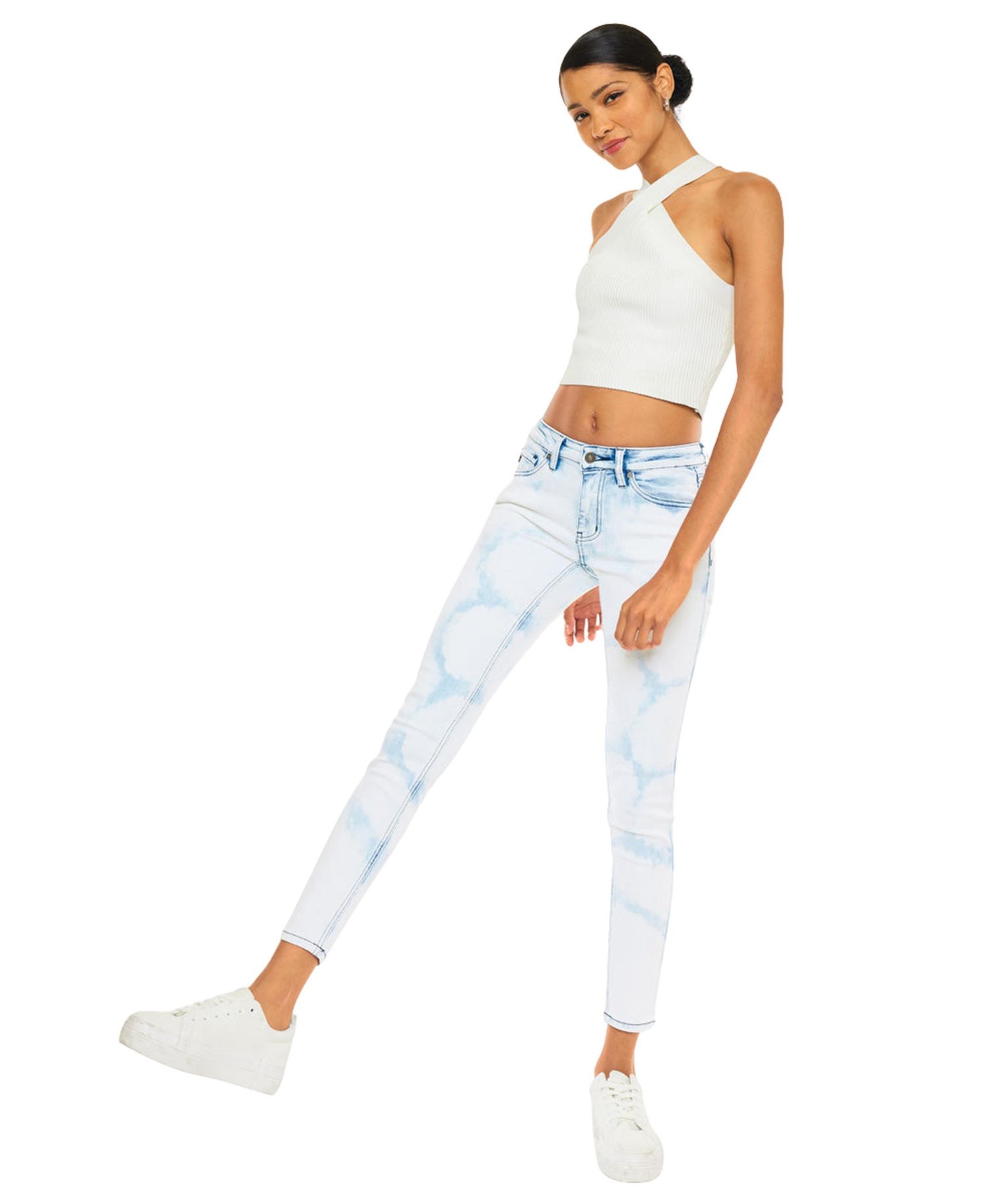 Women's Ezra Mid Rise Super Skinny Jeans