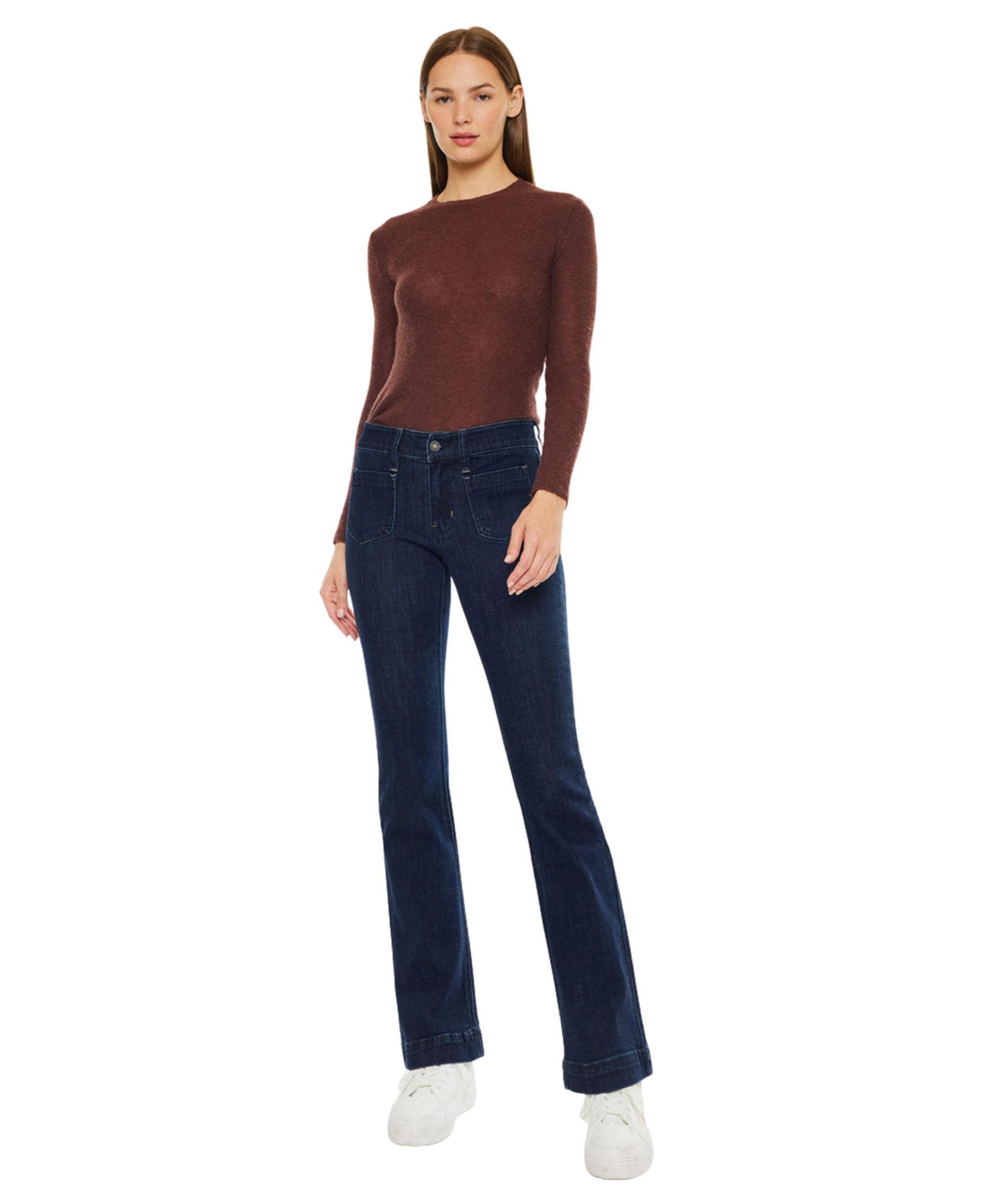 Women's Star Mid Rise Bootcut Jeans