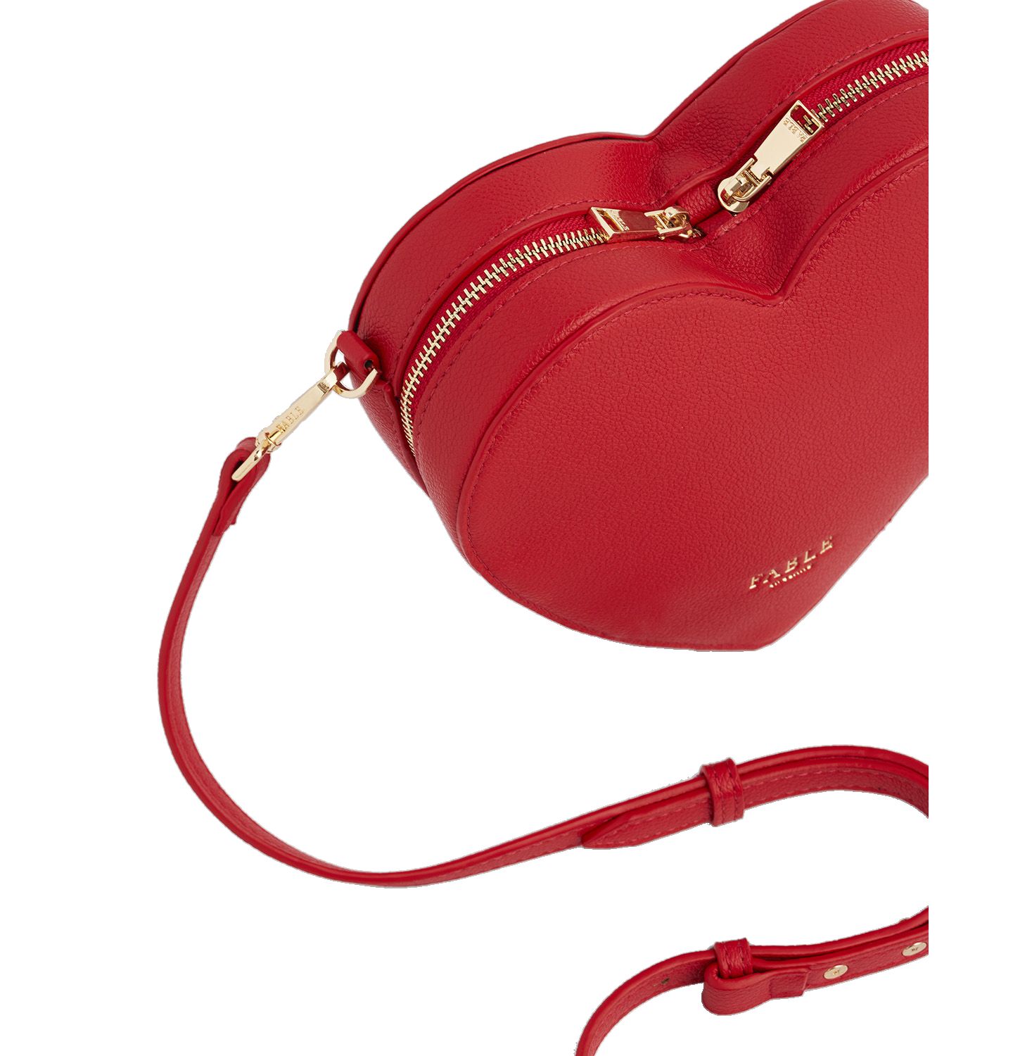 Женская сумка Fable England Penelope Heart Crossbody, цвет: Красный — фото 2