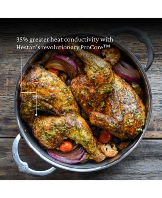 Hestan NanoBond Titanium Stainless Steel 5-Quart Dutch Oven with