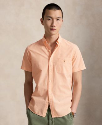 Men's RL Prepster Classic-Fit Seersucker Shirt