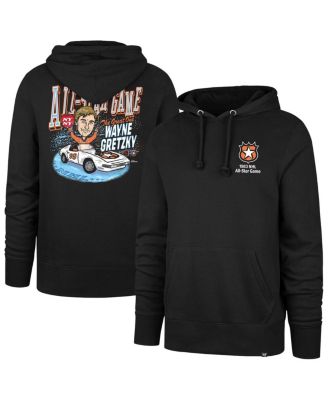 Men's Wayne Gretzky Black 1983 NHL All-Star Game 4 Goal Headline Hoodie