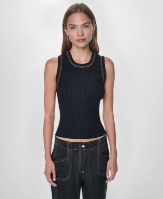 Women's Contrast Stitch Tank Top