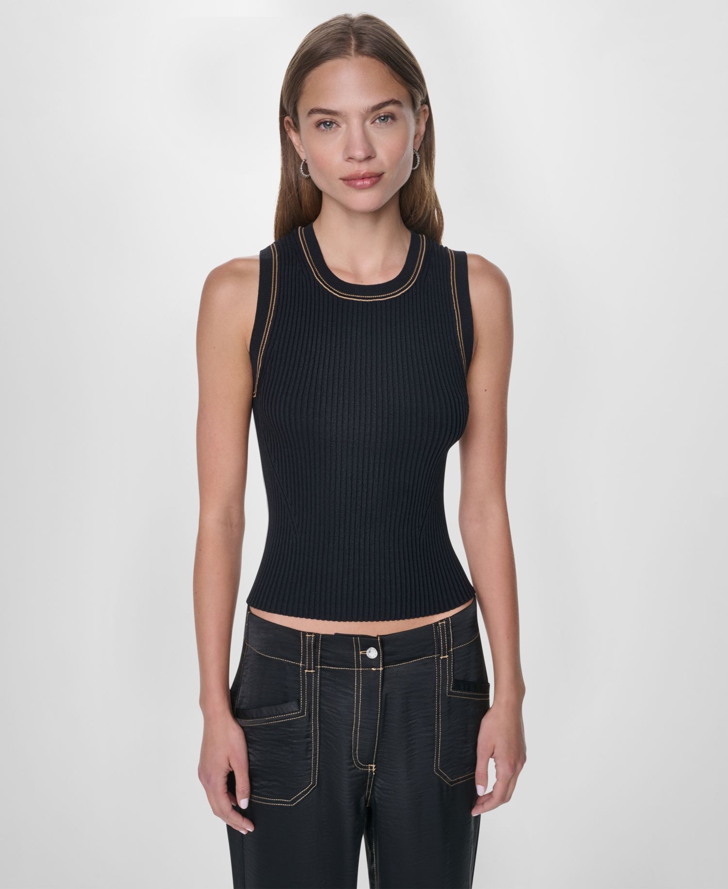 Women's Contrast Stitch Tank Top