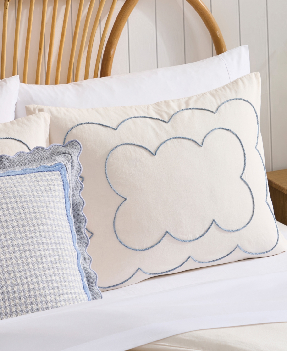 Peri Home Daydream Scallop 3-Piece Duvet Cover Set