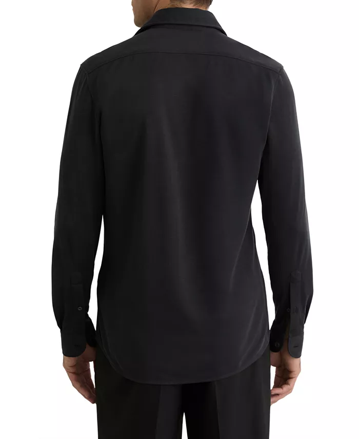 Men's Davaro Regular-Fit Stretch-Modal Cutaway-Collar Shirt - thumbnail 7