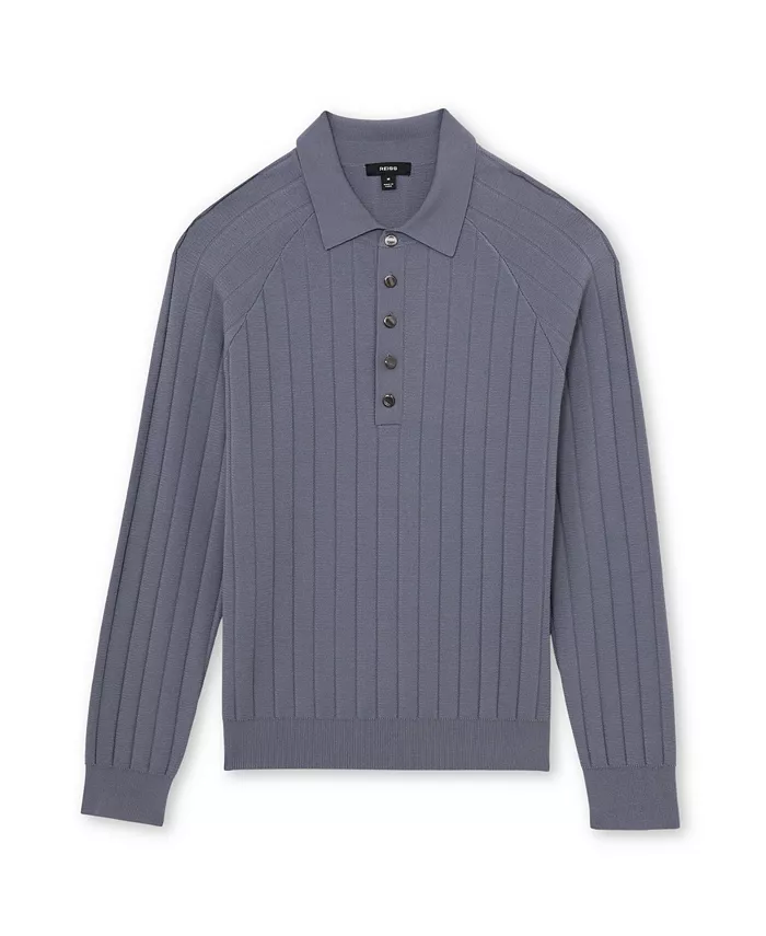 Men's Dillingham Wide-Ribbed Half-Button Polo Sweater - thumbnail 2