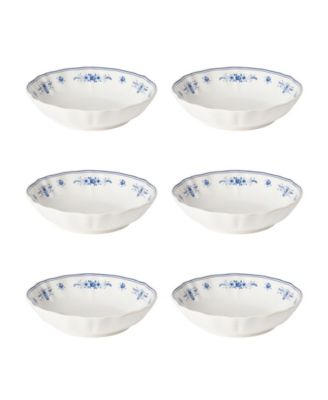 Vila Floral Pattern Pasta Bowls, Set of 6