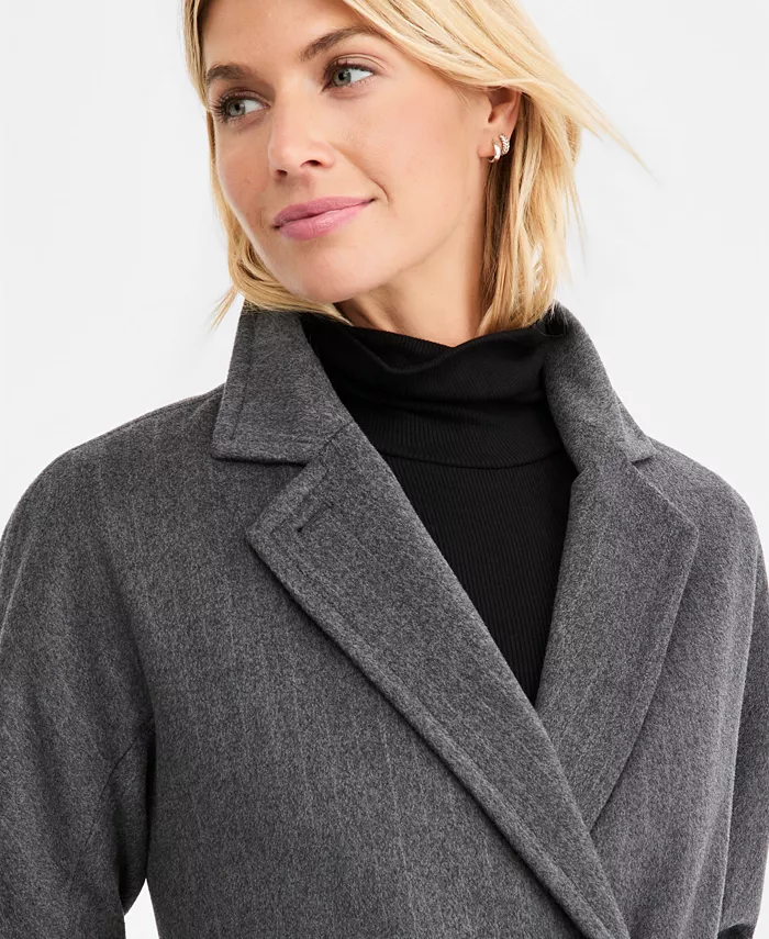 Women's Double-Breasted Coat - thumbnail 3