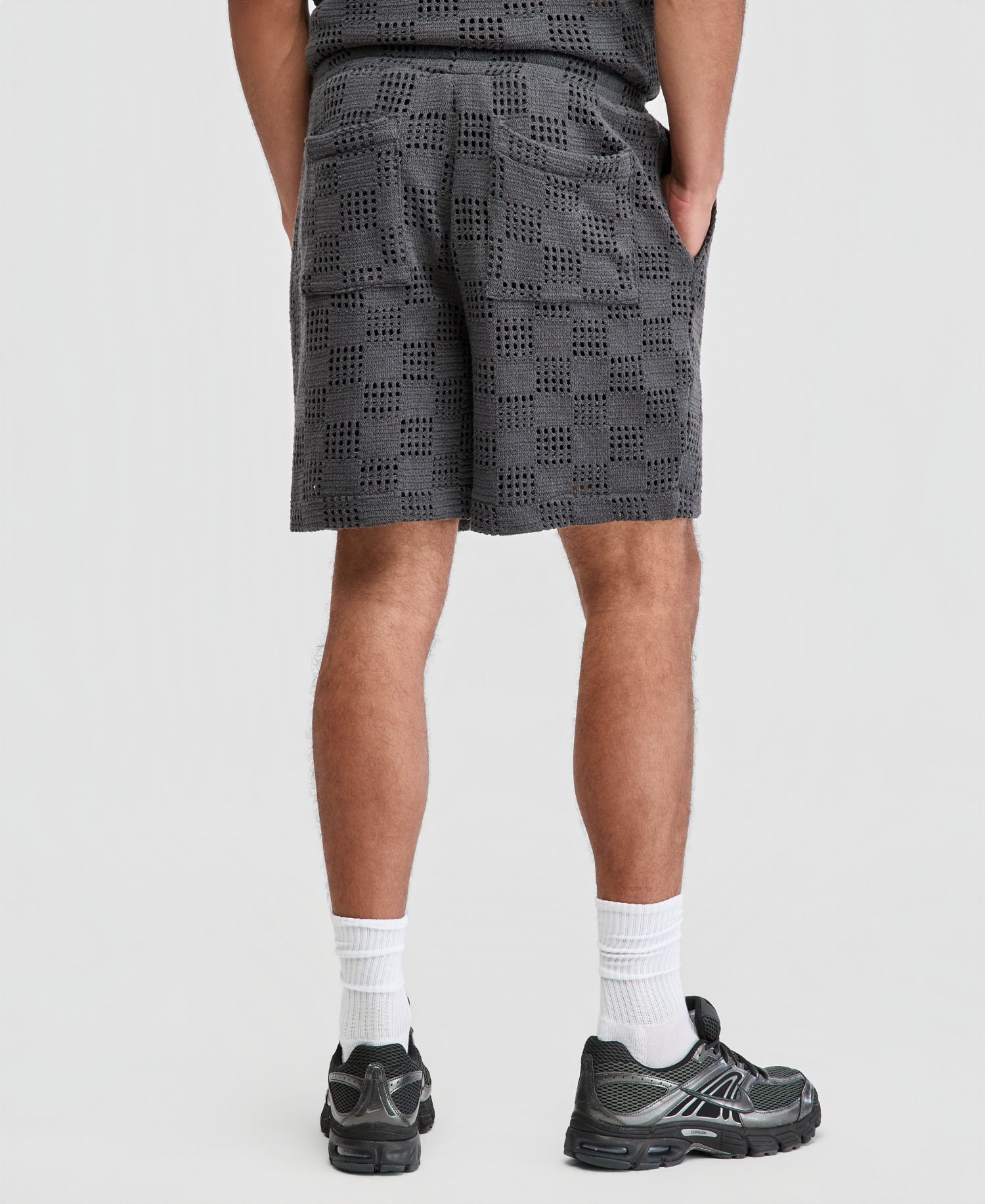 Men's Grid Mesh Shorts, Macy's Exclusive