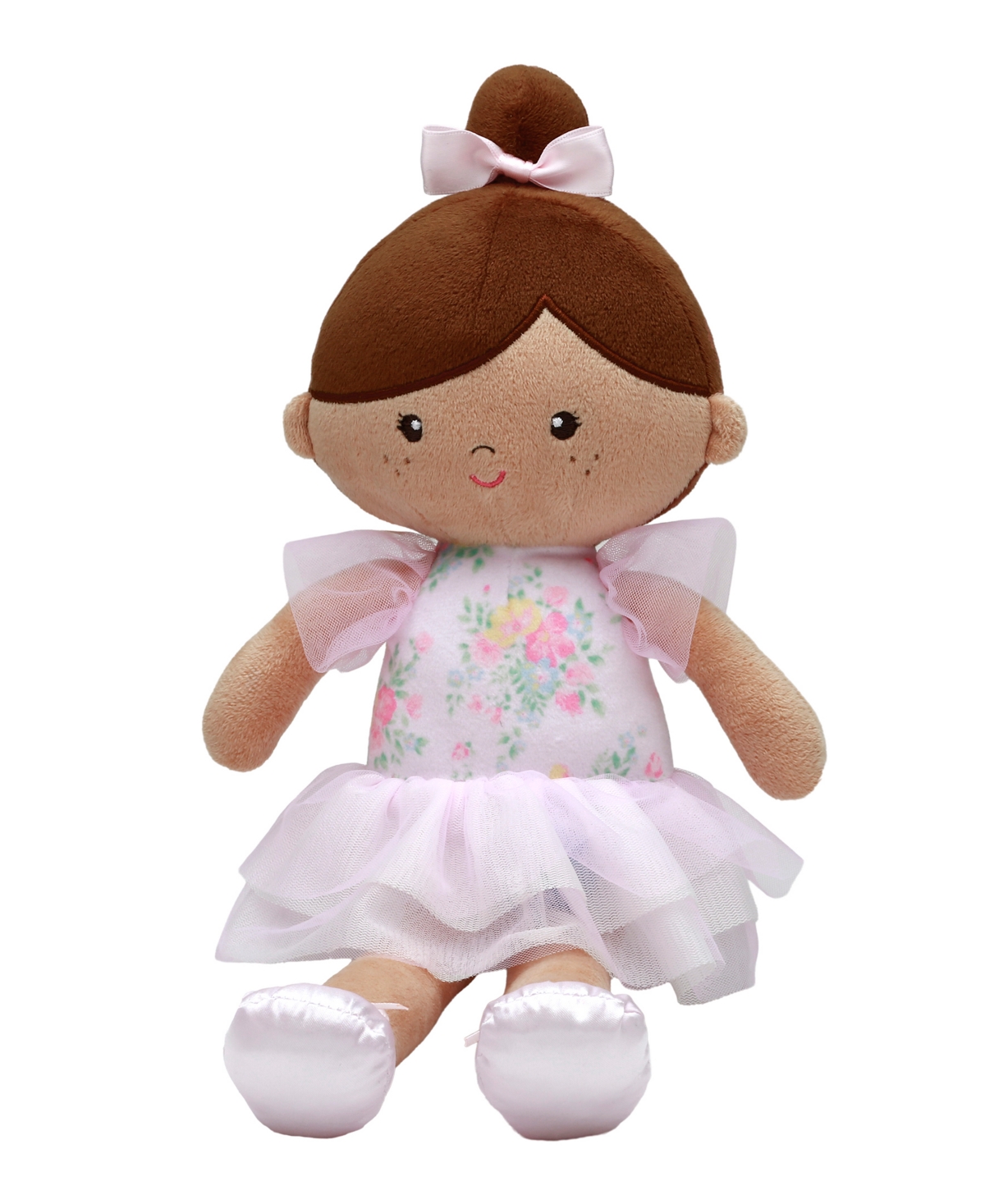 Little Me Baby Girls' 15" Pink Ballerina Plush Doll
