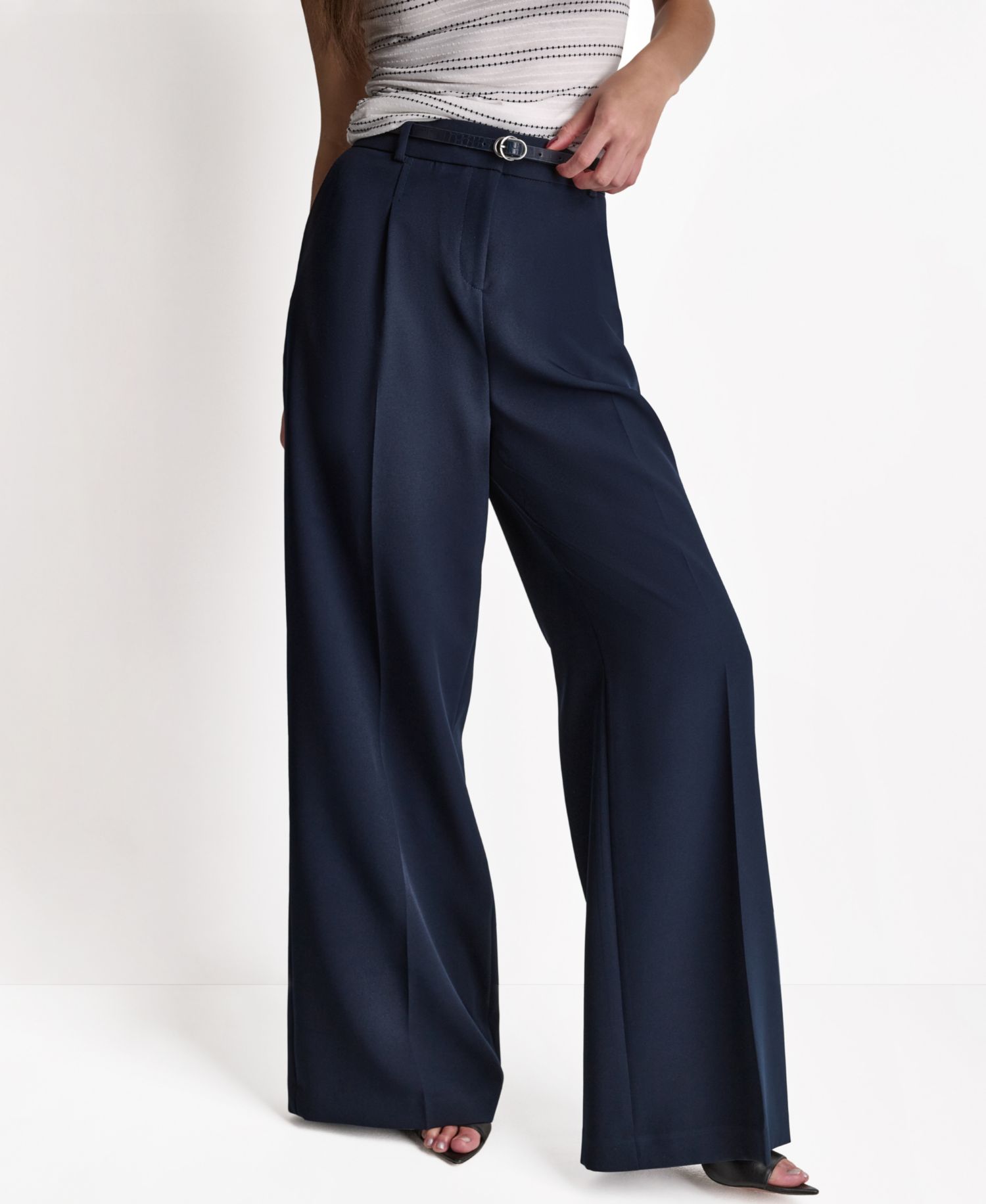 Women's Wide-Leg High-Rise Pants