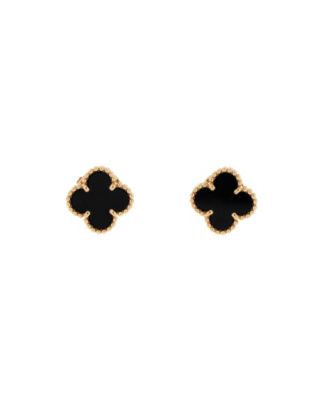 Pre-Owned Van Cleef & Arpels Sweet Alhambra Stud Earrings - 18k yellow gold