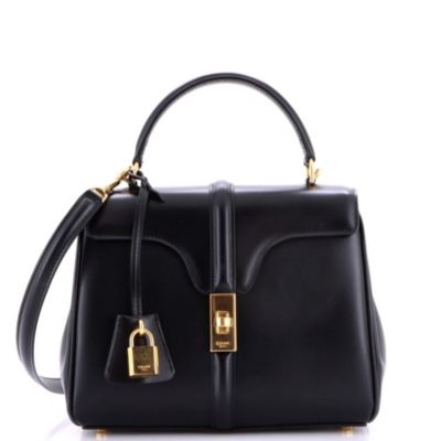 Small 16 Top Handle Bag Smooth Calfskin