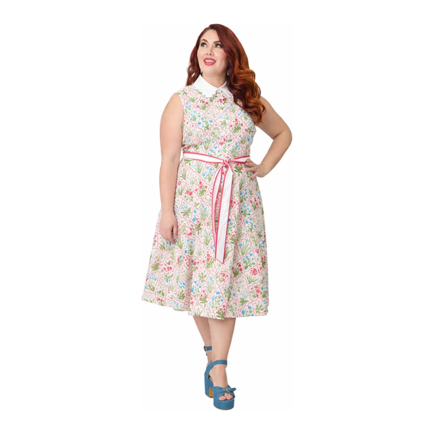Plus Size Sleeveless Dress