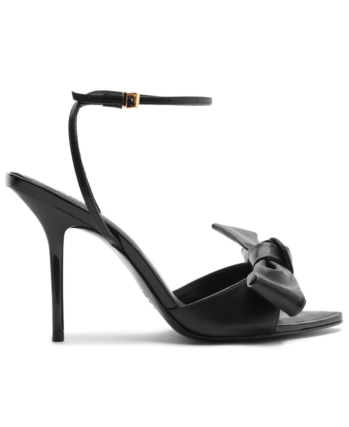 Schutz Women's Elodie Buckle Bow Pointed Toe Sandals