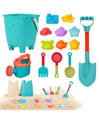 Beach Toys Castle Bucket Sand Molds Shovel Kit