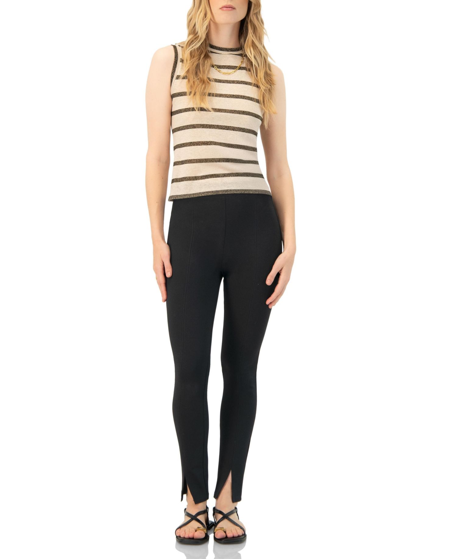 Women's Legging with Leg Slits