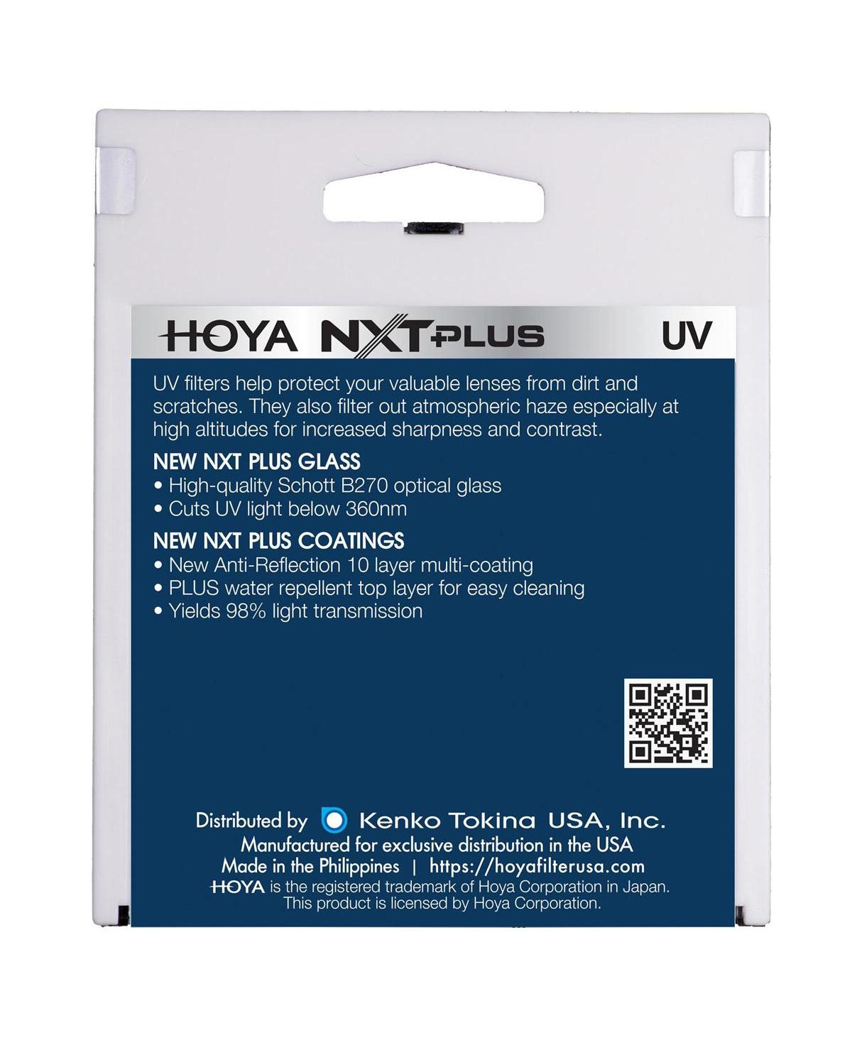 Hoya Nxt Plus 58mm 10-Layer Hmc Multi-Coated Uv Lens Filter
