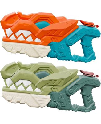 2 Pack Water Gun Squirt Blaster Summer Pool Beach Toy Ages 8-12
