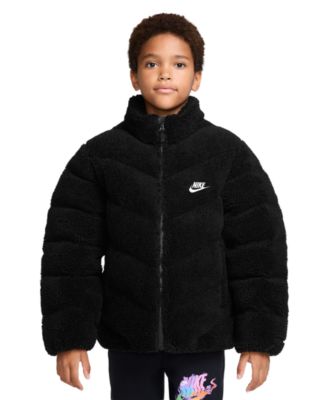 Boys' 8-18 Sportswear Long-Sleeve Loose Puffer Jacket