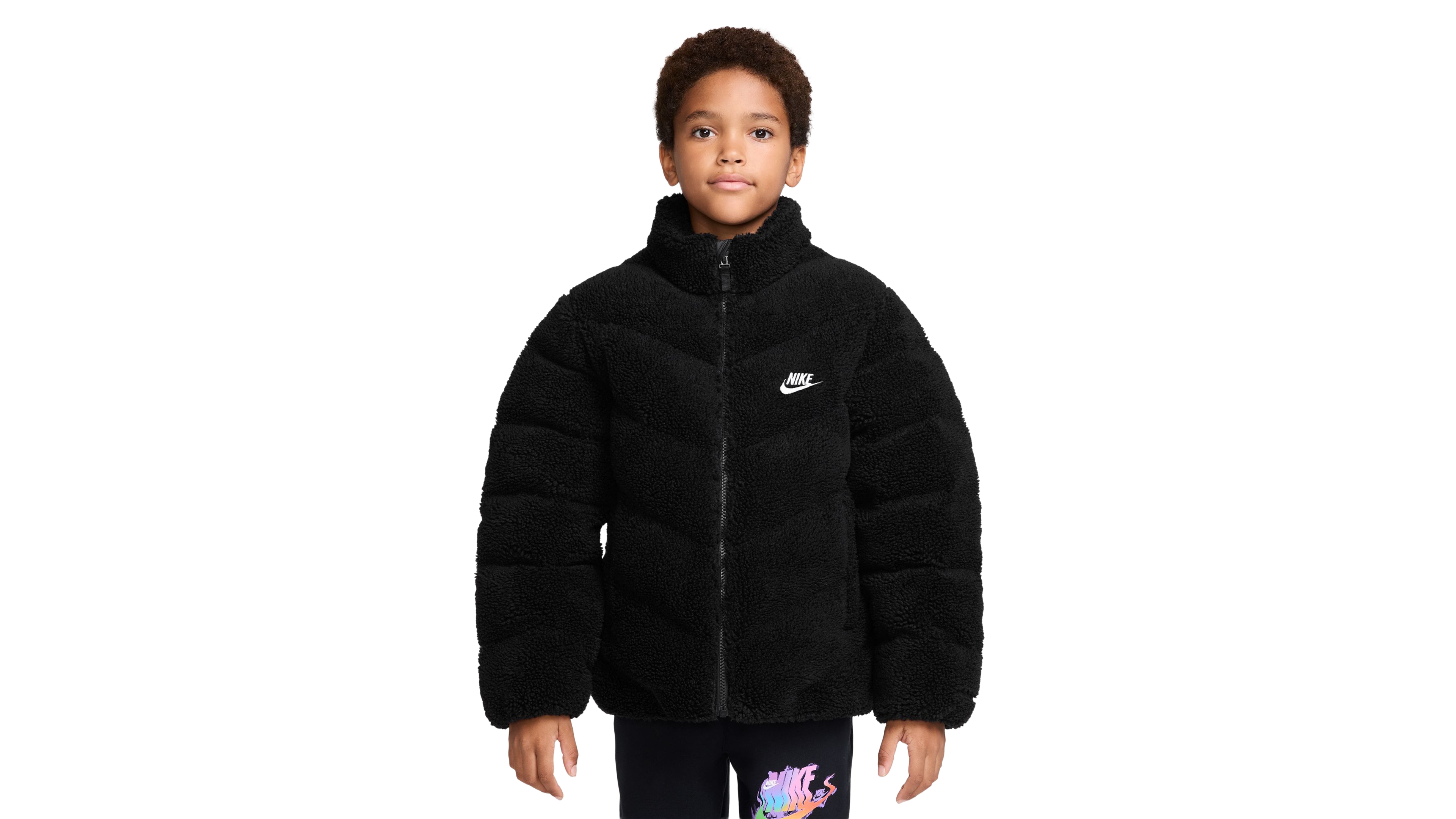 Nike Boys' 8-18 Sportswear Long-Sleeve Loose Puffer Jacket