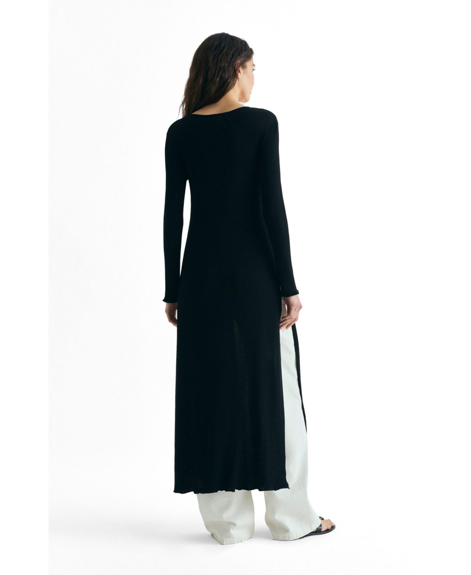 Women's Buttons Long Knit Cardigan
