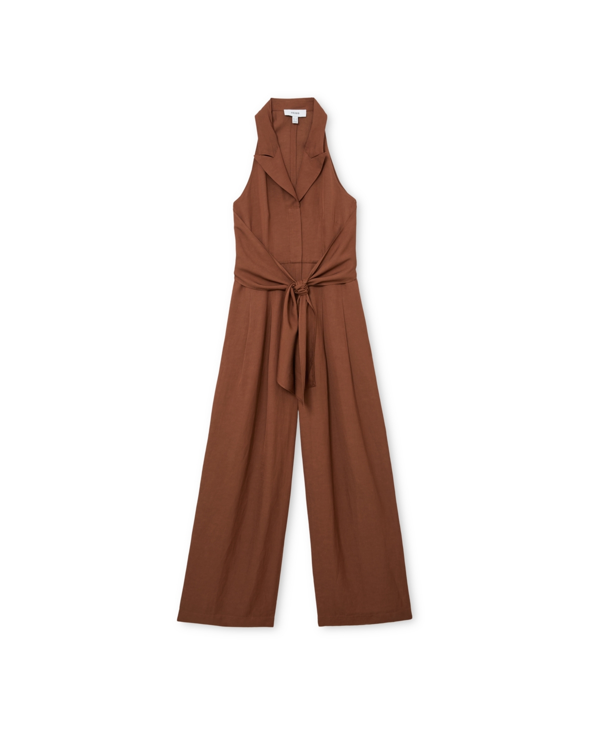Reiss Women's Taya Tie-Front Wide-Leg Jumpsuit