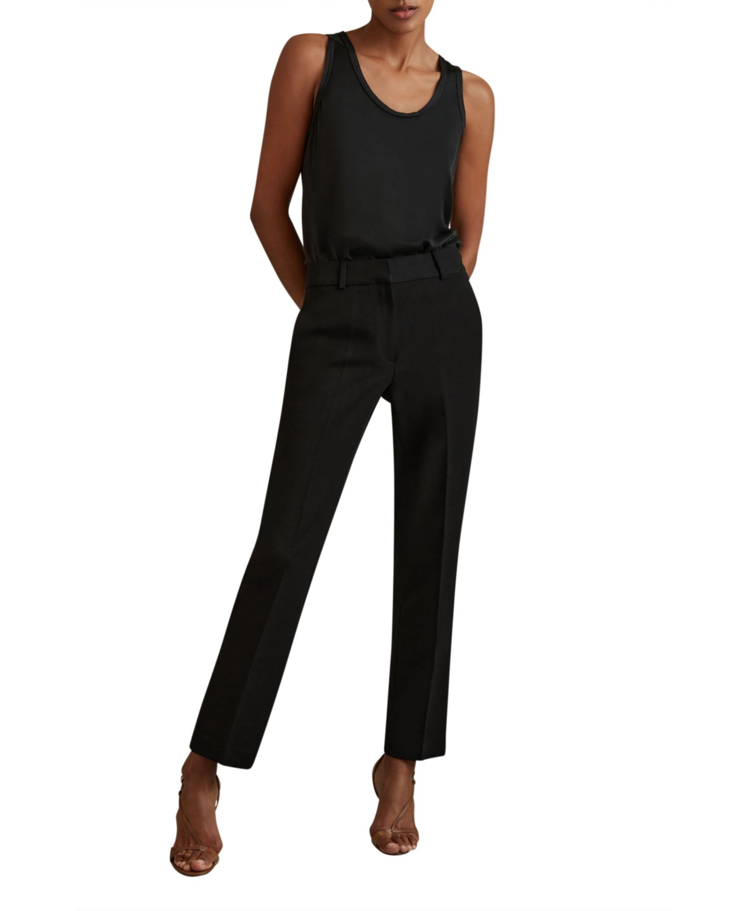 Women's Slim-Fit Suit Trousers