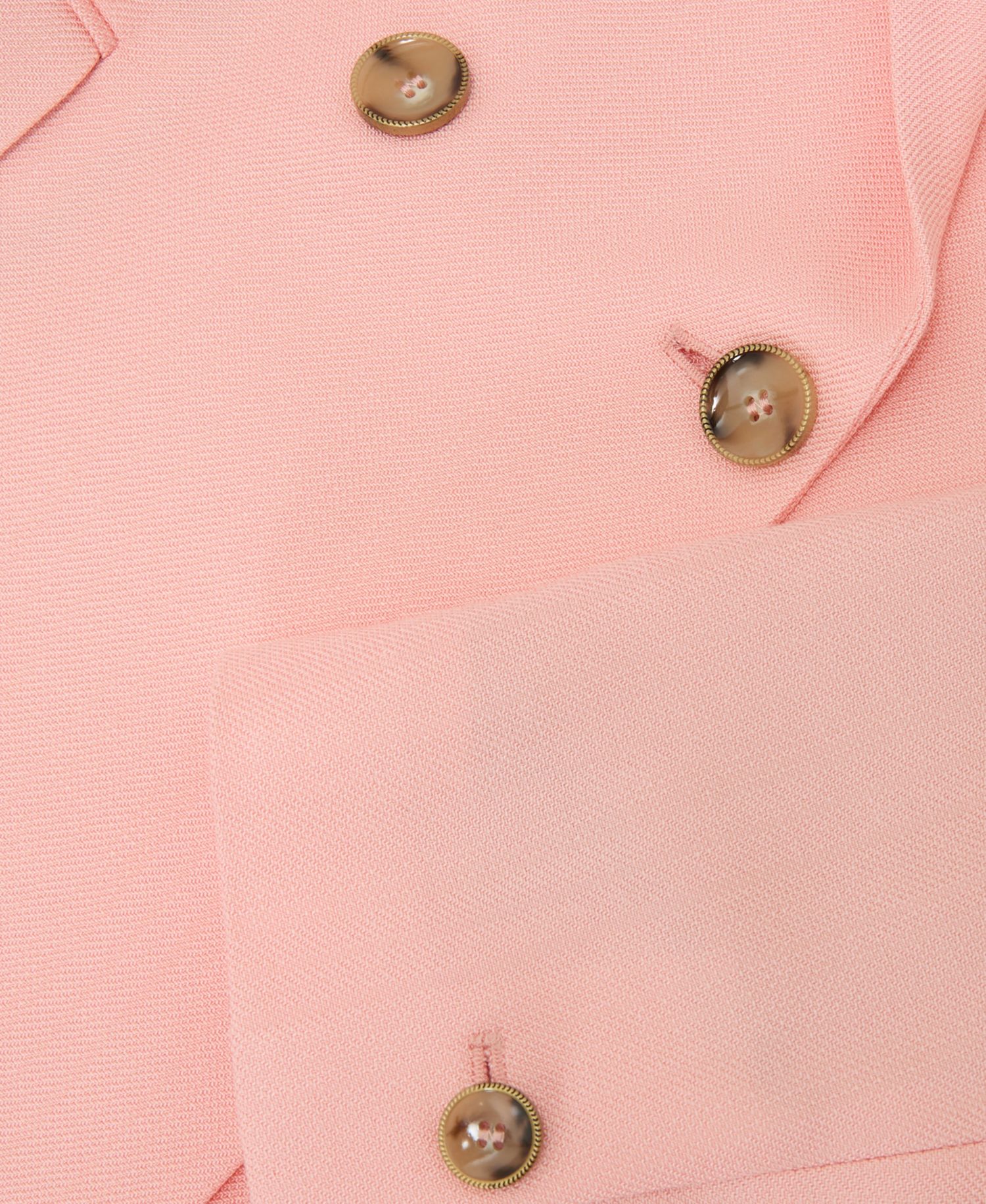 Women's Double-Breasted Peak-Lapel Suit Blazer