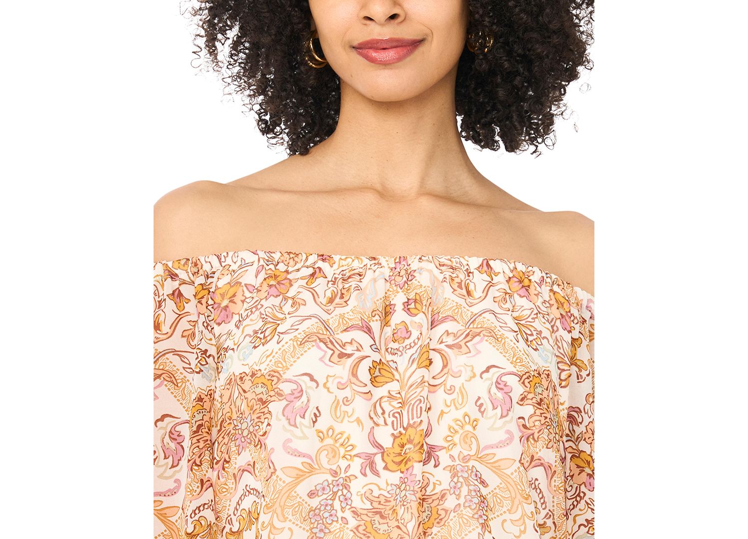 Women's Off-The-Shoulder Long-Sleeve Blouse