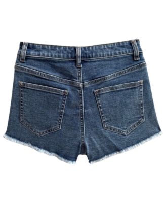 With Jules Girls' 7-16 Lace-Trim Denim Shorts - Macy's