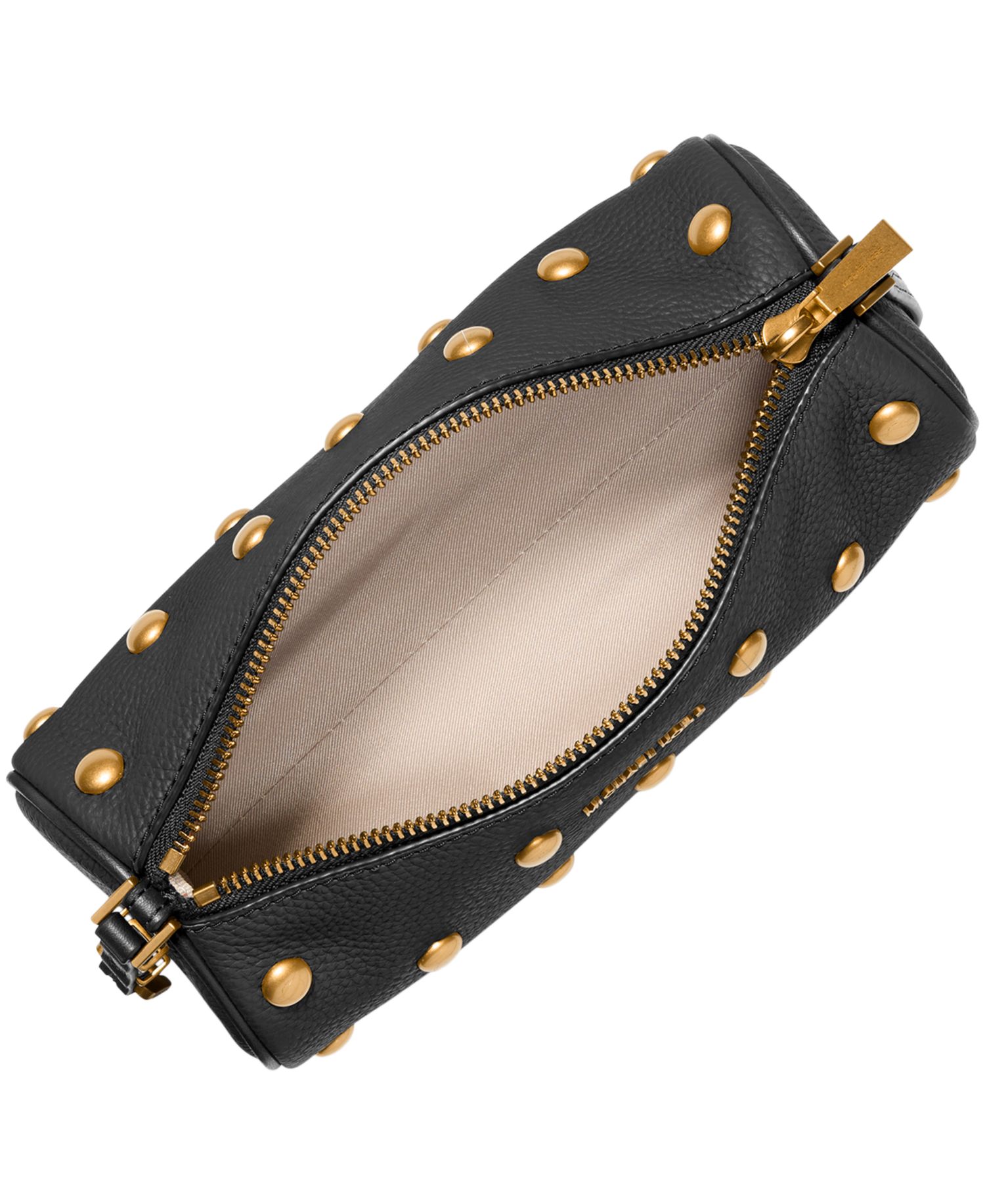 Michael Kors Izzy Small Leather Barrel Pouchette Handbag