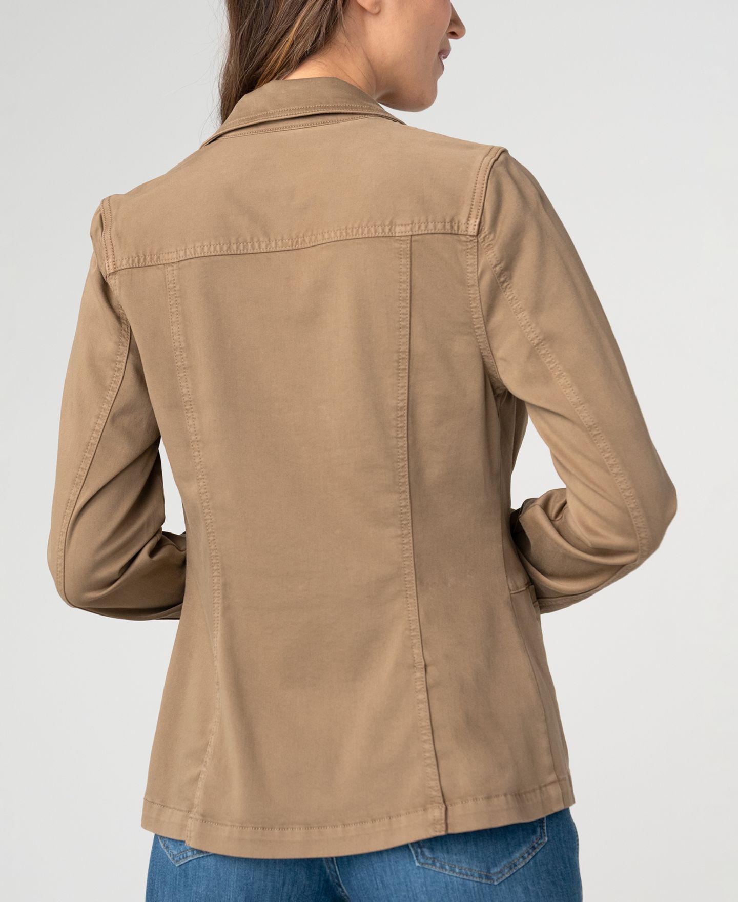Женский пиджак Liverpool Los Angeles Petite Notch Collar, цвет: Дубовый коричневый — фото 5