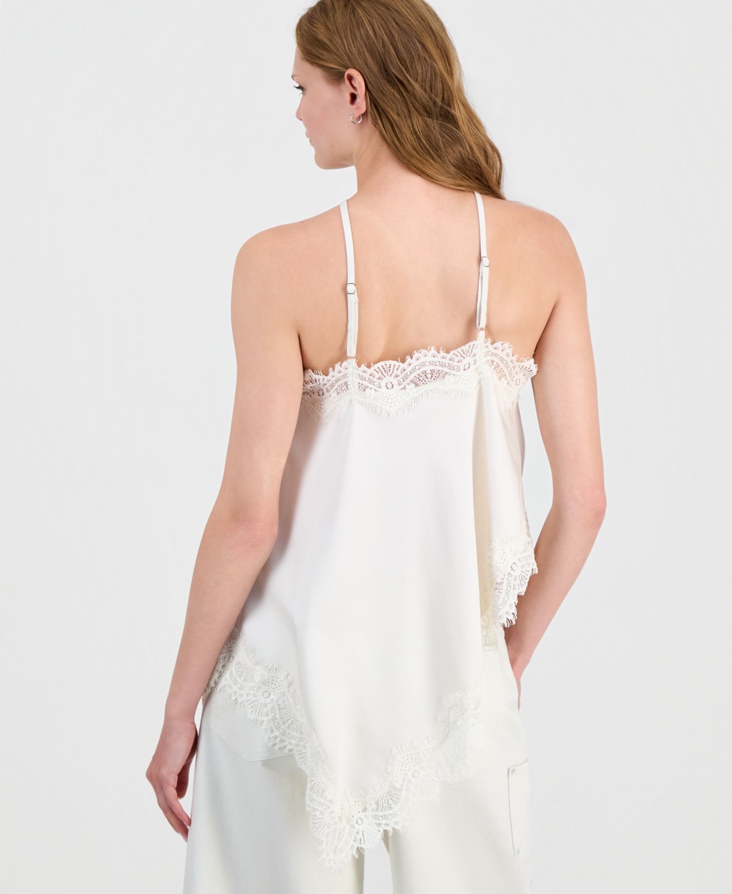 Women's Asymmetrical Satin Top