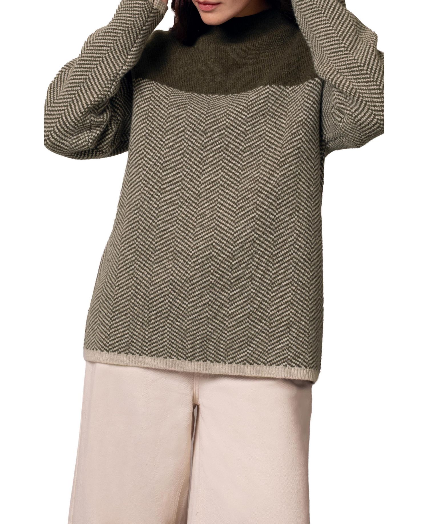 Women's Celtic and Co. Felted Funnel Neck Sweater