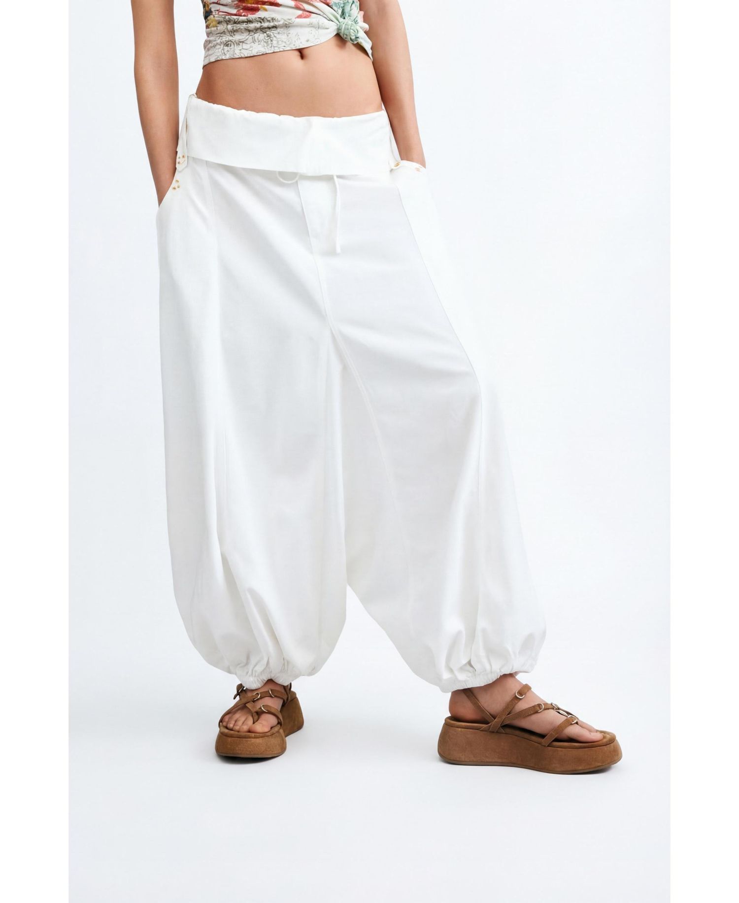 Women's Balloon trousers 100% cotton