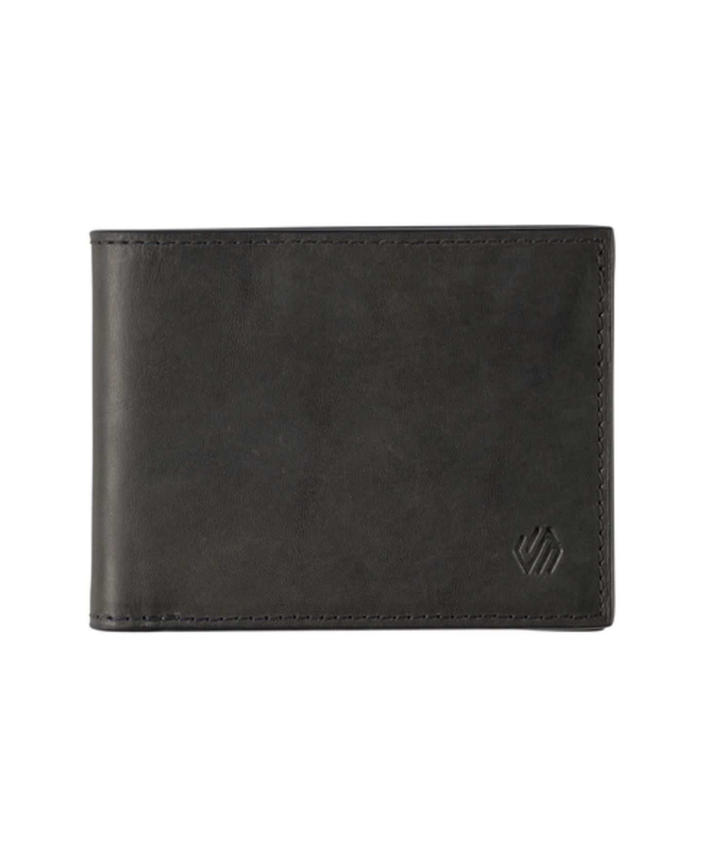 Мужской кошелёк Johnston & Murphy Leather Billfold Wallet, цвет: Чёрный — фото 1
