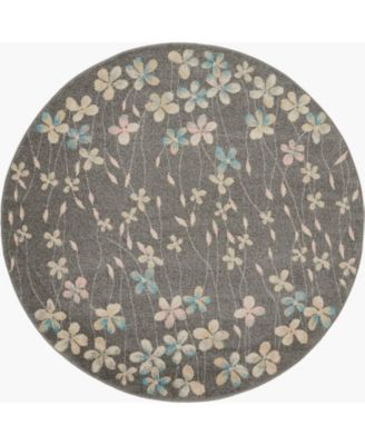 Tranquil TRA04 5'3" Round Area Rug