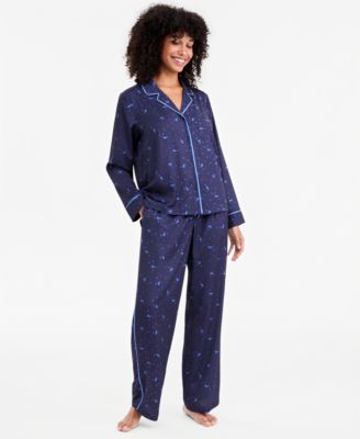 Women's Sorcerer's Apprentice Mickey Satin Pajama Set, Macy's Exclusive