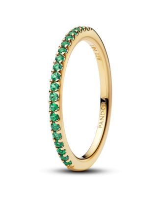 Sparkling Half-Eternity Band Ring