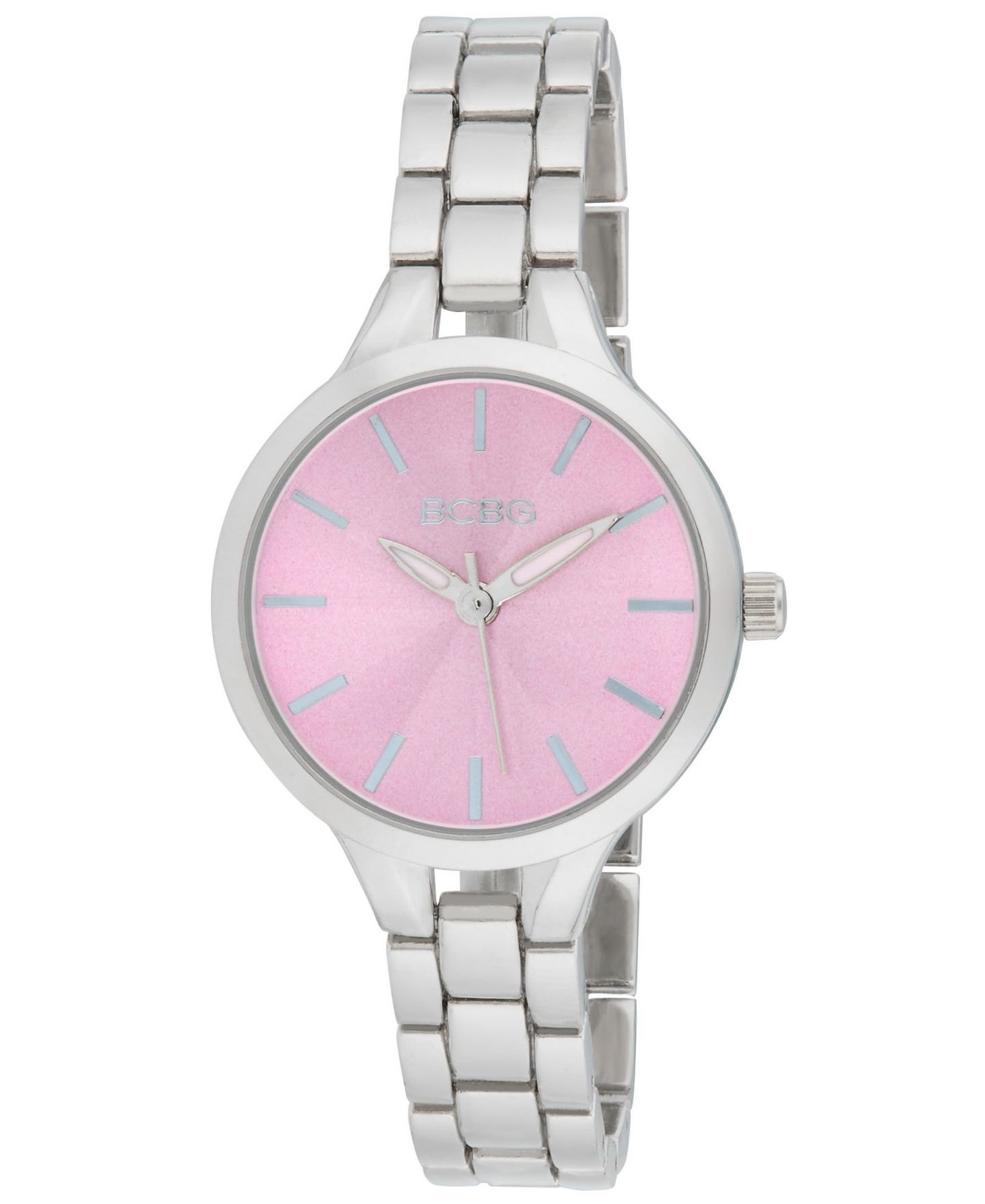 Женские часы BCBG Quartz Round Silver Stainless Steel 32mm — фото 1