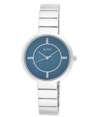 Women's Quartz Round Silver Stainless Steel Watch 36mm