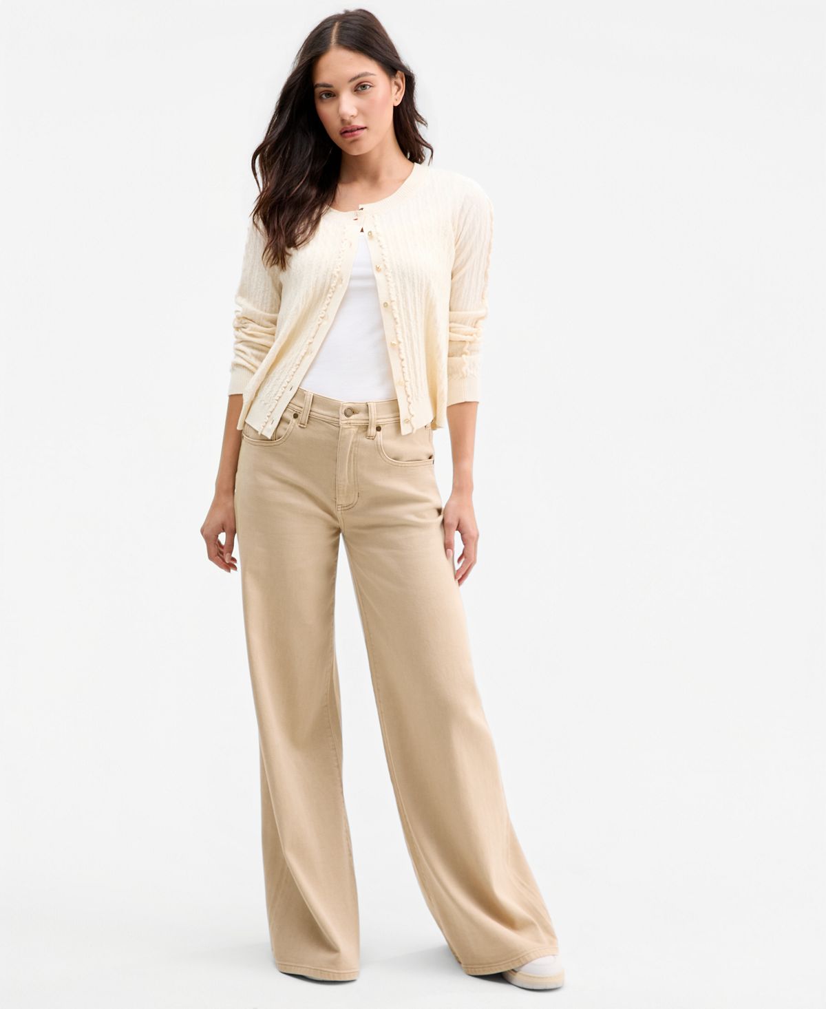 Liverpool Los Angeles Women's Kit High-Rise Wide-Leg Jeans view 1 — MAYCSS fashion products