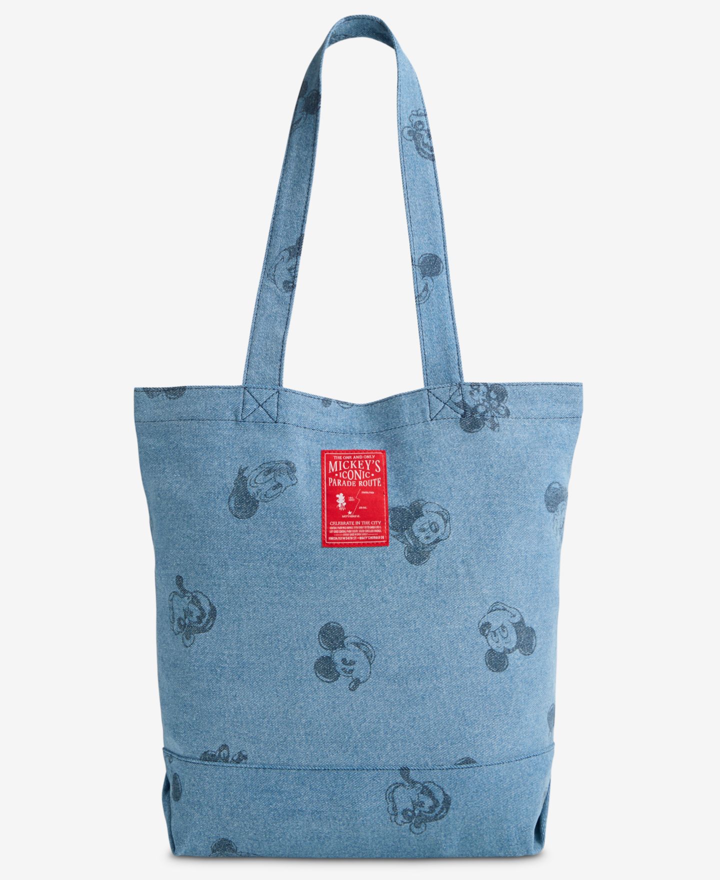 Женская сумка Disney | Macy's Mickey & Friends Parade Route Printed Denim — фото 1