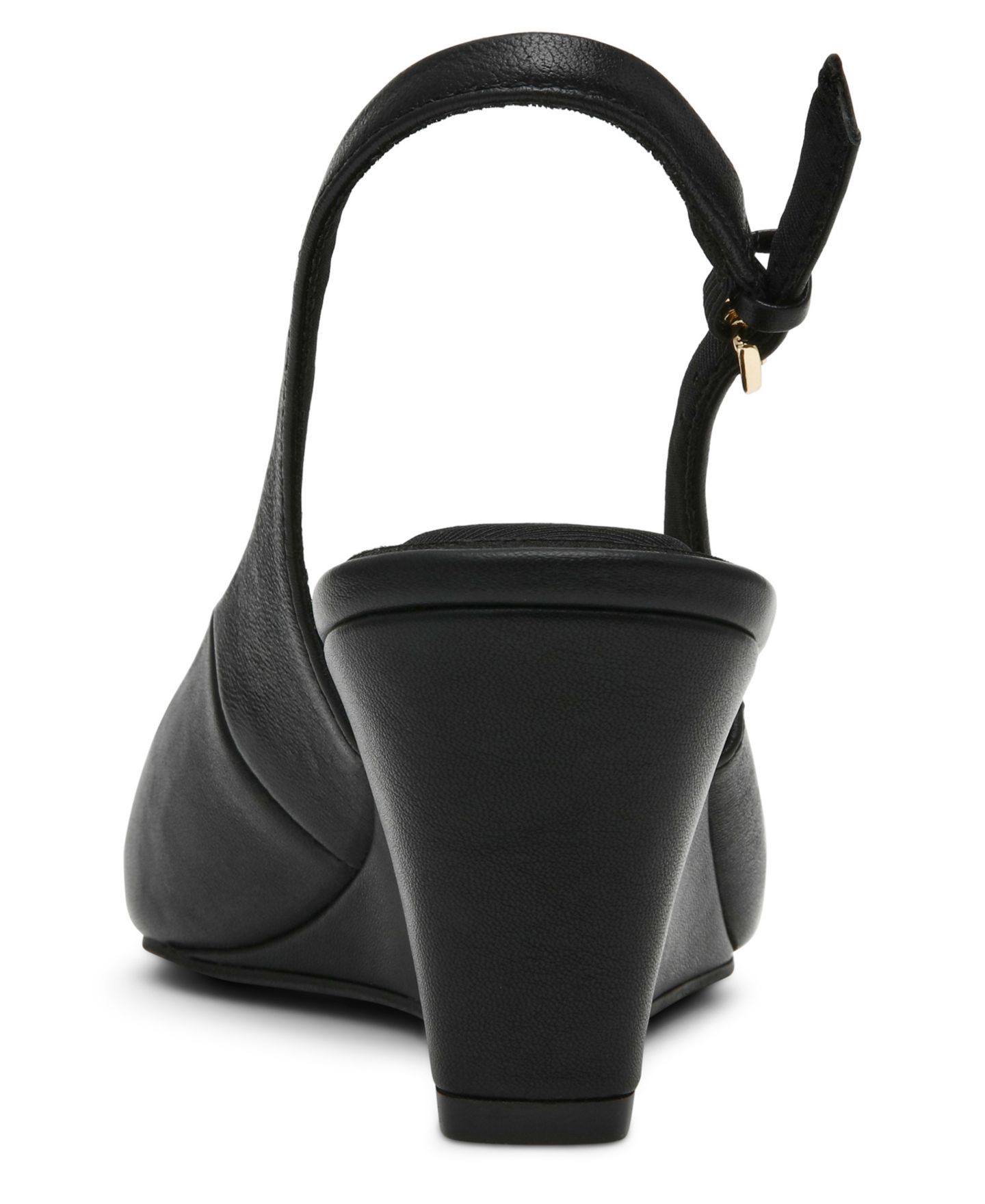 Женские туфли Anne Klein Cookie Slingback Pumps, цвет: Чёрный кожаный — фото 4