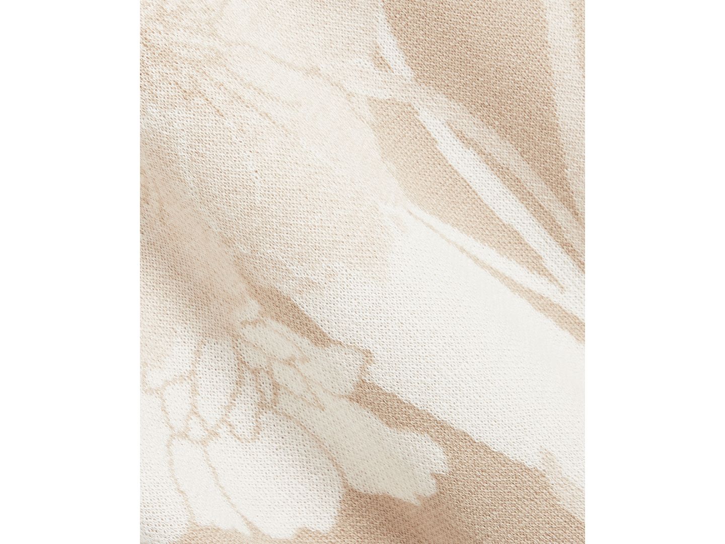 Мужская футболка Ted Baker Jacquard Floral Print Short-Sleeve, цвет: Бежевый — фото 6